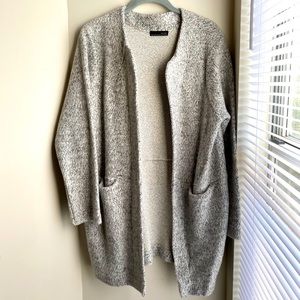 Zara Lightweight “Coatigan”/Plush Coat